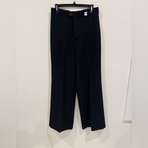 Zara Black Trousers with wider bottom legs.